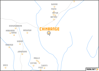 map of Chimbange