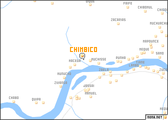 map of Chimbico