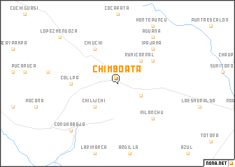 map of Chimboata