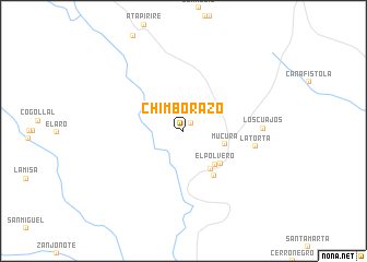 map of Chimborazo