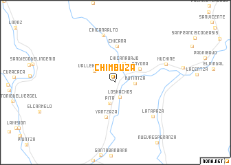 map of Chimbuza