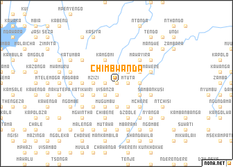 map of Chimbwanda