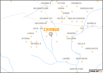 map of Chimbwe