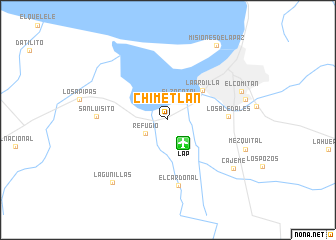 map of Chimetlán