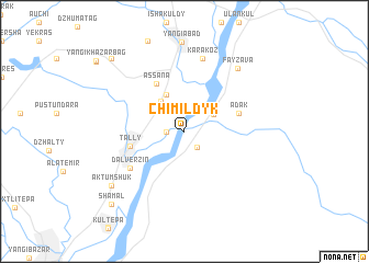 map of Chimilʼdyk