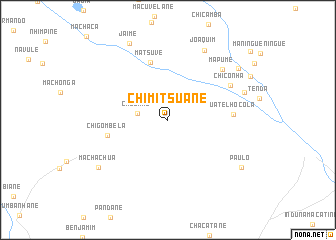 map of Chimitsuane