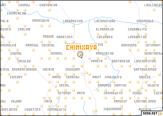 map of Chimixayá