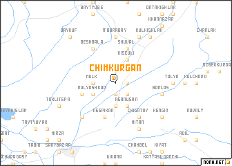 map of Chimkurgan