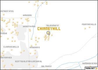 map of Chimney Hill