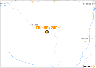 map of Chimney Rock