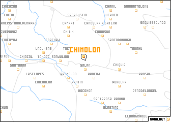 map of Chimolón