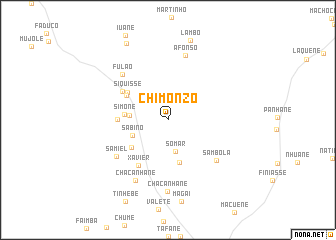 map of Chimonzo