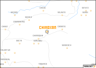 map of Chimoxán