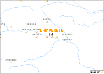 map of Chimpekete