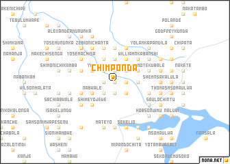 map of Chimponda