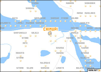 map of Chimupi