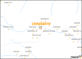 map of Chimusanya