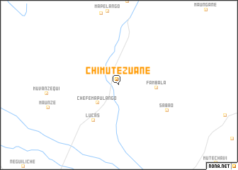 map of Chimutezuane