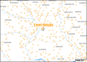 map of Chimyŏndŏk