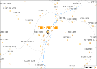 map of Chimyŏndŭl