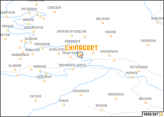 map of Chinagort