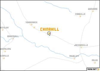 map of China Hill