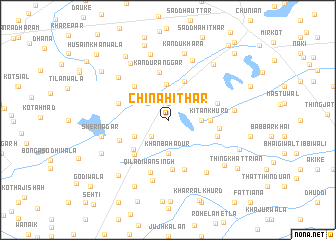 map of Chīna Hithār