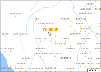 map of Chinaje