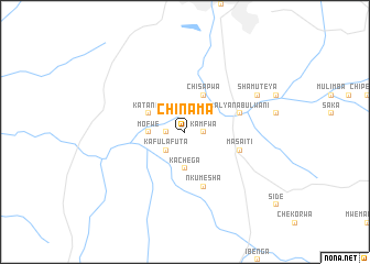 map of Chinama