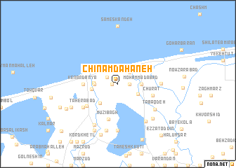 map of Chīnam Dahaneh