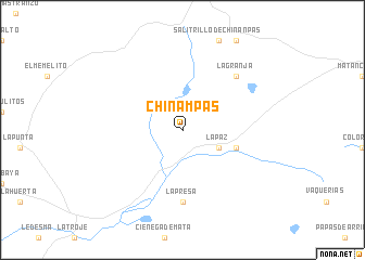 map of Chinampas