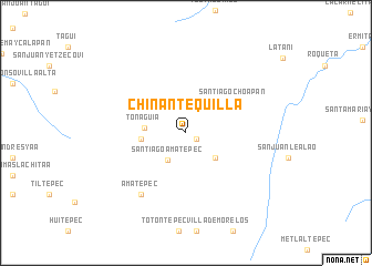 map of Chinantequilla