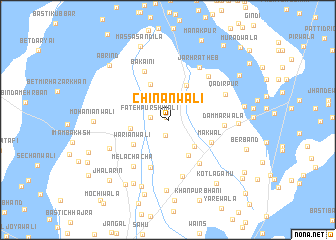 map of Chinānwāli