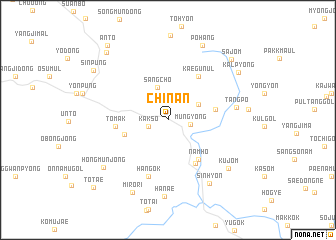 map of Chinan