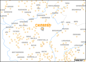 map of Chinārān