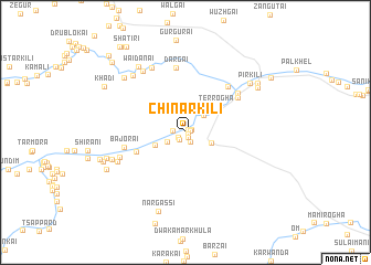 map of Chinar Kili