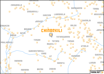 map of Chinār Kili