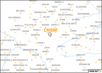 map of Chinar