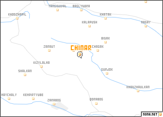 map of Chinar