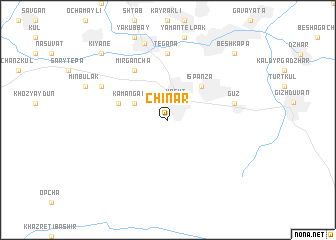 map of Chinar