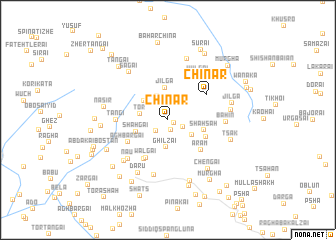 map of Chīnar