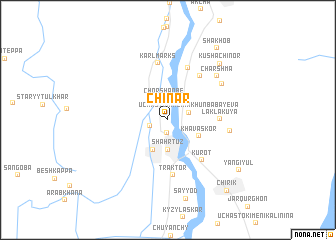 map of Chinar