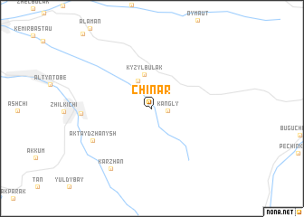 map of Chinar