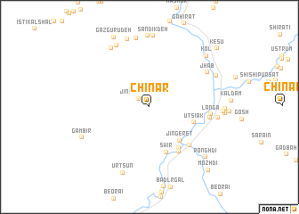 map of Chinār