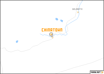 map of Chinatown