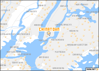 map of Chinatown