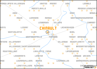 map of Chinault