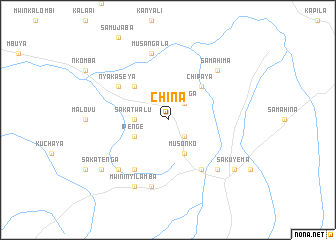 map of China