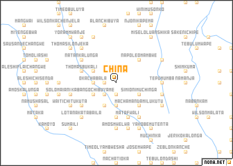 map of China