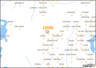 map of China